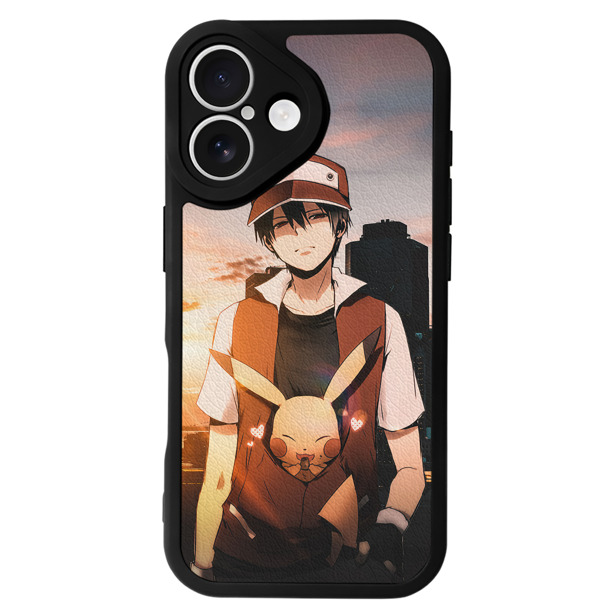 （画像用） ポケットモンスター Pokémon 【iPhone 16シリーズ対応】シリコンスマホケース（レザー調） 材質：シリコン
